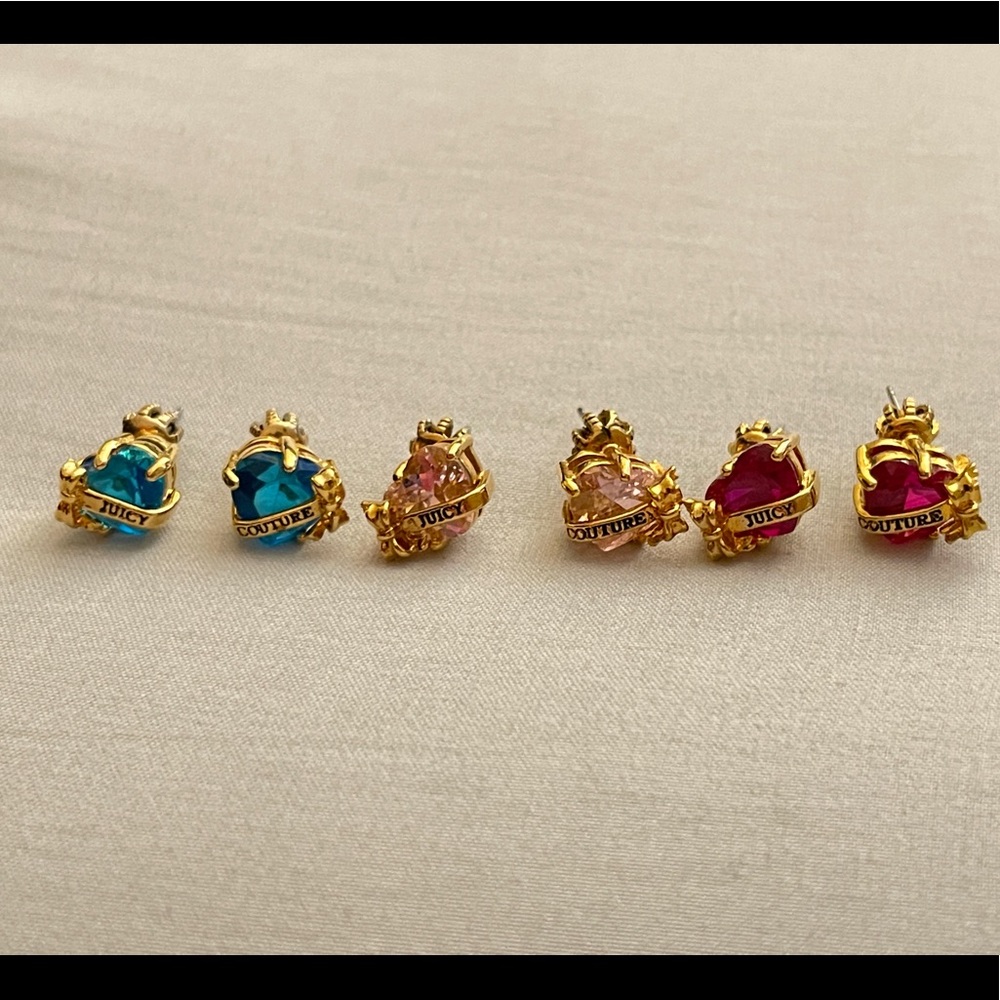 Juicy Couture Heart Earrings